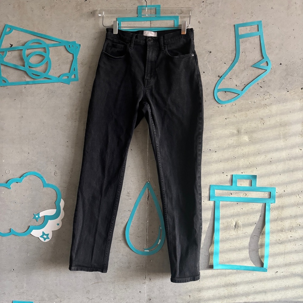 Everlane High Waist Straight Leg Jeans - Picture 2 of 7